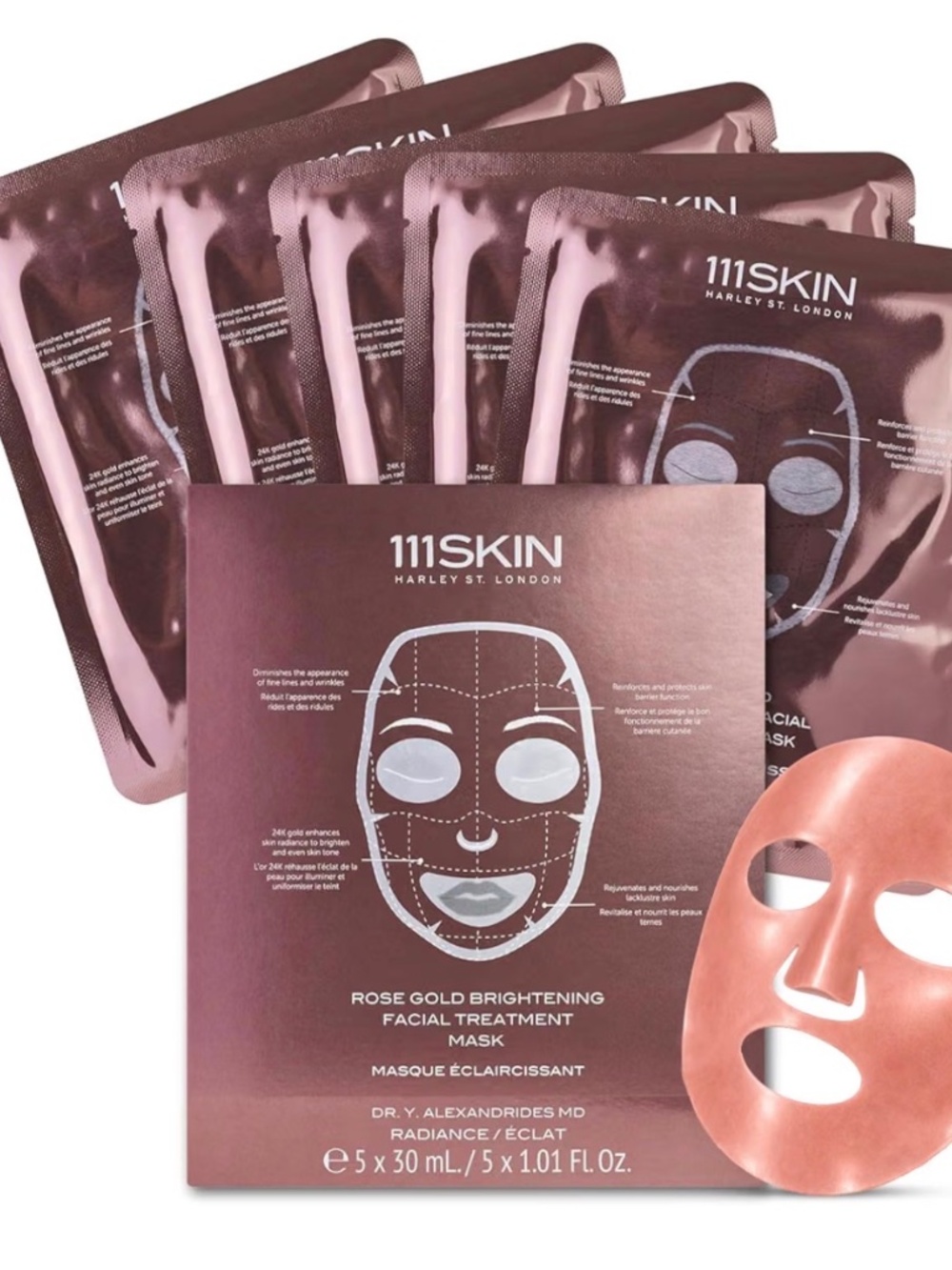 111SKIN Rose Gold Facial Brightening Mask
